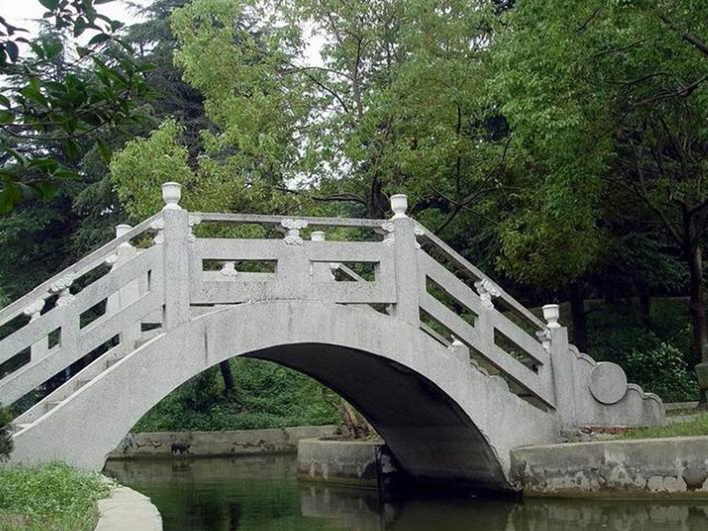 董永公園橋欄板安裝